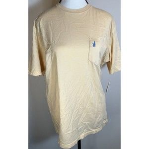 Johnnie-O Shirt Mens Small Squash Dale Pocket Tee Cotton Stretch Coastal Surf